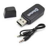 Adaptador Receptor De Sinal Bluetooth Usb P2 Som Pc Auxiliar