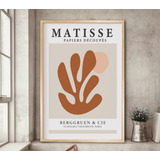 Quadro Decorativo Moldura Matisse Minimalista Cor Terracota