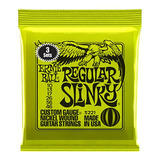 Pack De 3 Set De Cuerdas Para Guitarra Ernie Ball 2221 10/46