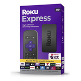 Roku Express Hd Negro Estándar - Caja Dañada