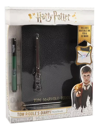 Harry Potter Notebook Tom Riddle Diary, Pen & Torch