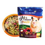 Ração Para Hamster E Roedores Mix 500g - Reino Das Aves