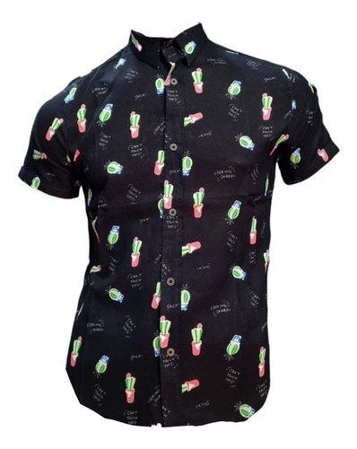 Camisa Tipo Hawaiana Para Hombre Relax Fit