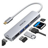 Adaptador Hdmi Usb C Hub Para Macbook Pro *******, Mokin 5 E