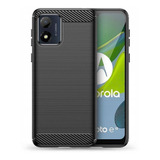 Funda Tpu Fibra De Carbono Compatible Con Motorola Moto E13