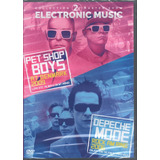 2x Electronic Music Dvd Pet Shop Boys & Depeche Mode Novo 