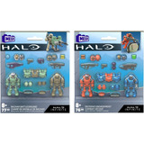 Halo Mega Construx 2set Batalla En El Bazar Y Duelo Decisivo