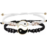 Pulsera Para Pareja O Amigos Manilla Yin Yang 