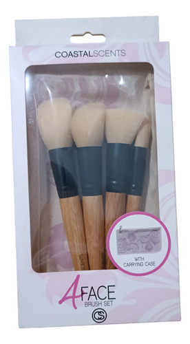 Brochas Costal Scents 4 Face Brush Set