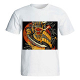 Camiseta Personalizada Samurai Shogun General Japão Camisa