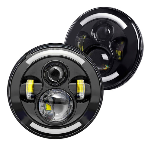 Juego X2 Faro Led Para Jeep Renegade Wrangler 12/24v Envío