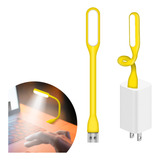 Lampara Flexible Usb Led Accesorios Laptop Pc Luz 5 Colores