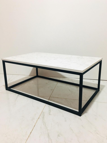 Mesa Ratona Simil Marmol 90x90x40