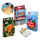 Kit Jogo Cartas Rouba Monte/jogo Das Profissões/jogo Do Mico