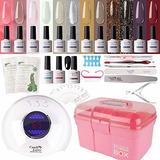 Kit De Esmalte De Uñas De Gel Con Lámpara De 36 Vatios - Can