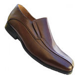 Zapato Formal De Vestir Sin Cordon  Adulto  3224 Café