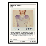 Quadro Decorativo Taylor Swift Álbum 1989 Spotify