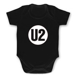Mameluco U2 Logo Redondo Rock Body Bebé