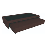 Sommier Marinero Mussa Urania 100x200 Tejido Color Choco