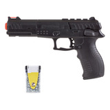 Pistola Airgun Spring Preta 1018 4.5mm - Marksman + Esferas