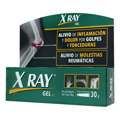 Gel De Uso Tópico Externo Para El Dolor Tubo De 30 Gramos X-ray | Envío gratis