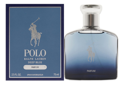 Perfume Ralph Lauren Polo Deep Blue Para Hombre, 75 Ml