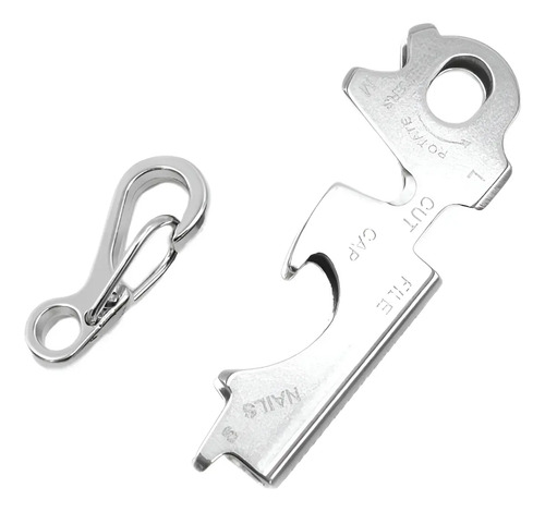Llavero Multi Herramienta 8 En 1 Edc Destapador Desarmador