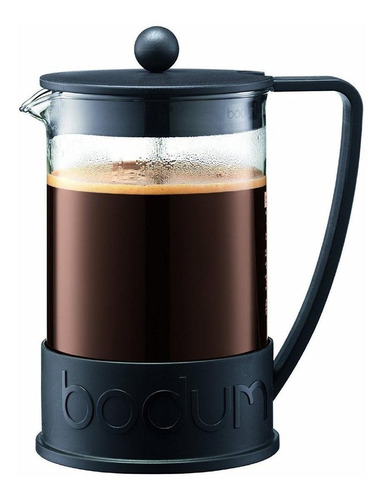 Cafetera Bodum Brazil 11030 Manual Negra Prensa Francesa