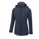 Campera Desmontable Fusion Ansilta Mujer Doble Pluma Goretex