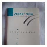 Manual (inglés) Placa De Fax Zofax 96/24 De Zoltryx