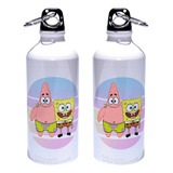 Caramañola Bob Esponja Termo Botella Aluminio Botilito