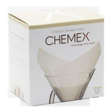Filtro De Papel Quadrado Para Cafeteira Chemex 100 Unidades