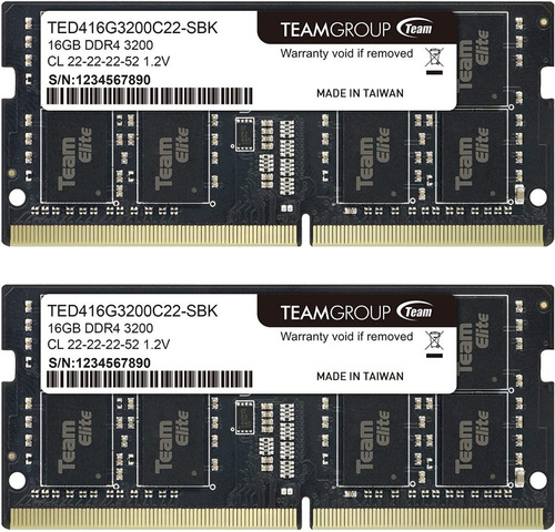 Memoria Ram Kit 2x16gb Teamgroup 32gb Ddr4 3200mhz