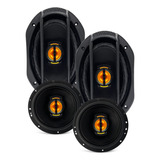 Kit Fácil Auto Falantes 6pol +6x9 Jb669 Flex Le Son 220w Som