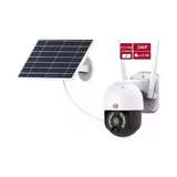 Solar Cámara De Seguridad 2k Hd Wifi Inalámbrico 1080p 3mp