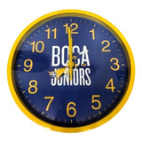 Reloj De Pared Del Club Boca Juniors 30cm Licencia Oficial