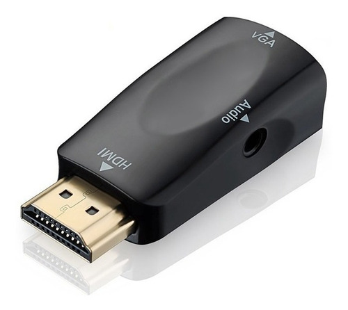 Adaptador Conversor Compatible-hdmi Macho A Vga Hembra Audio