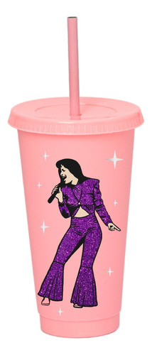 Vaso Tipo Star Personalizado Con Selena Quintanilla