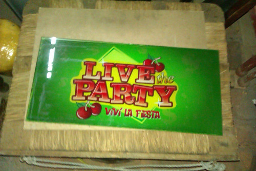 Vidrio De Maquina De Juego Tragamoneda - Live The Party #247