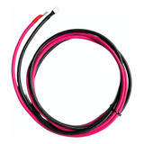 Cable De Batería 16mm2 X 200cm Par Rojo Negro Con Ojal