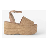 Sandalias Plataforma Corrida Yute