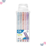 Kit Caneta Colorida Bpx Cis Estojo C/ 5 Cores Ponta Fina 0,7