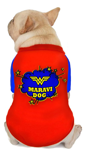 Disfraz Perro Mujer Maravilla Super Heroes Talla Mediana Buz