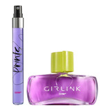 Perfume Girlink + Prints Cyzone Dama Or - mL a $833