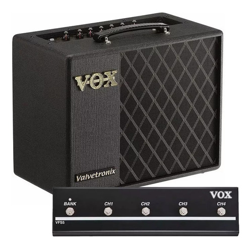 Vox Vt 20x Amplificador Pre Valvular 20 W + Vf5 Pedal