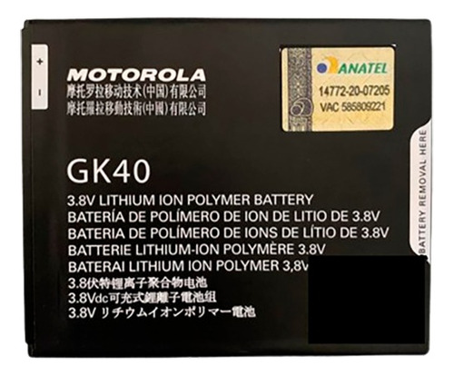 Bateria Gk40 Motorola Original