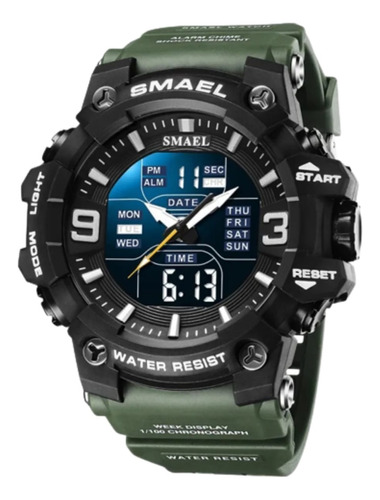Relógio Masculino Smael Digital Militar Shock Original