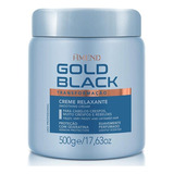  Creme Relaxante Cacheados Crespos Amend Gold Black 500g