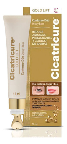 Cicatricure Gold Lift Contorno Duo Ojos Y Boca 15g