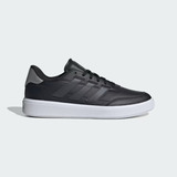 Tênis Feminino Courtblock adidas Cor Cblack Carbon Silvmt Desenho Do Tecido Liso Tamanho 36 Br